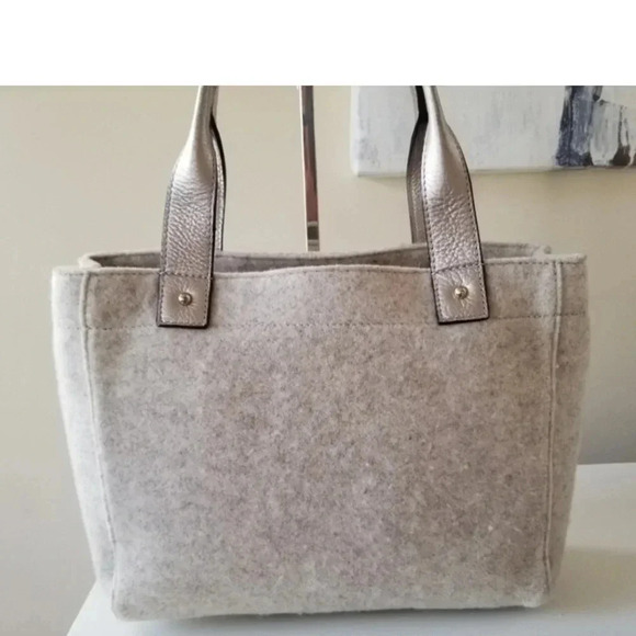 Kate Spade Quinn Frosted Felt Rhinestone 2 Tote Bag - Picture 4 of 11